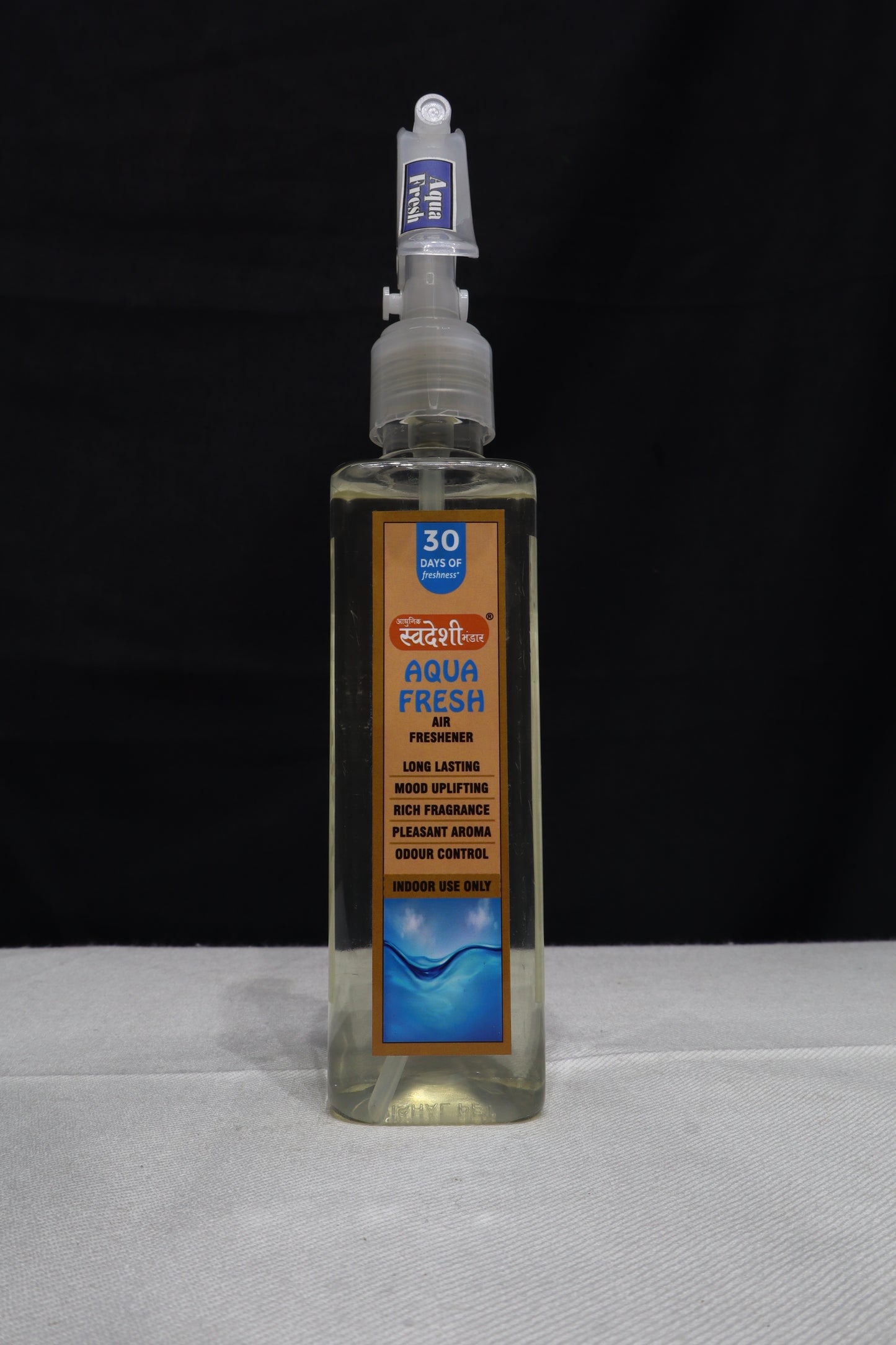 Adhunik Swadeshi Bhandar Aqua Fresh Room Freshener Spray – Long Lasting Air Freshener for Home & Office