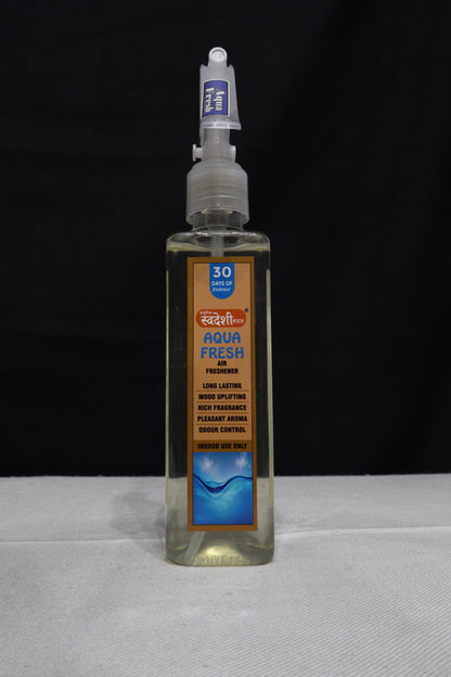 Adhunik Swadeshi Bhandar Aqua Fresh Room Freshener Spray – Long Lasting Air Freshener for Home & Office
