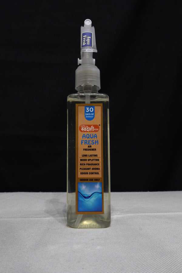 Adhunik Swadeshi Bhandar Aqua Fresh Room Freshener Spray – Long Lasting Air Freshener for Home & Office