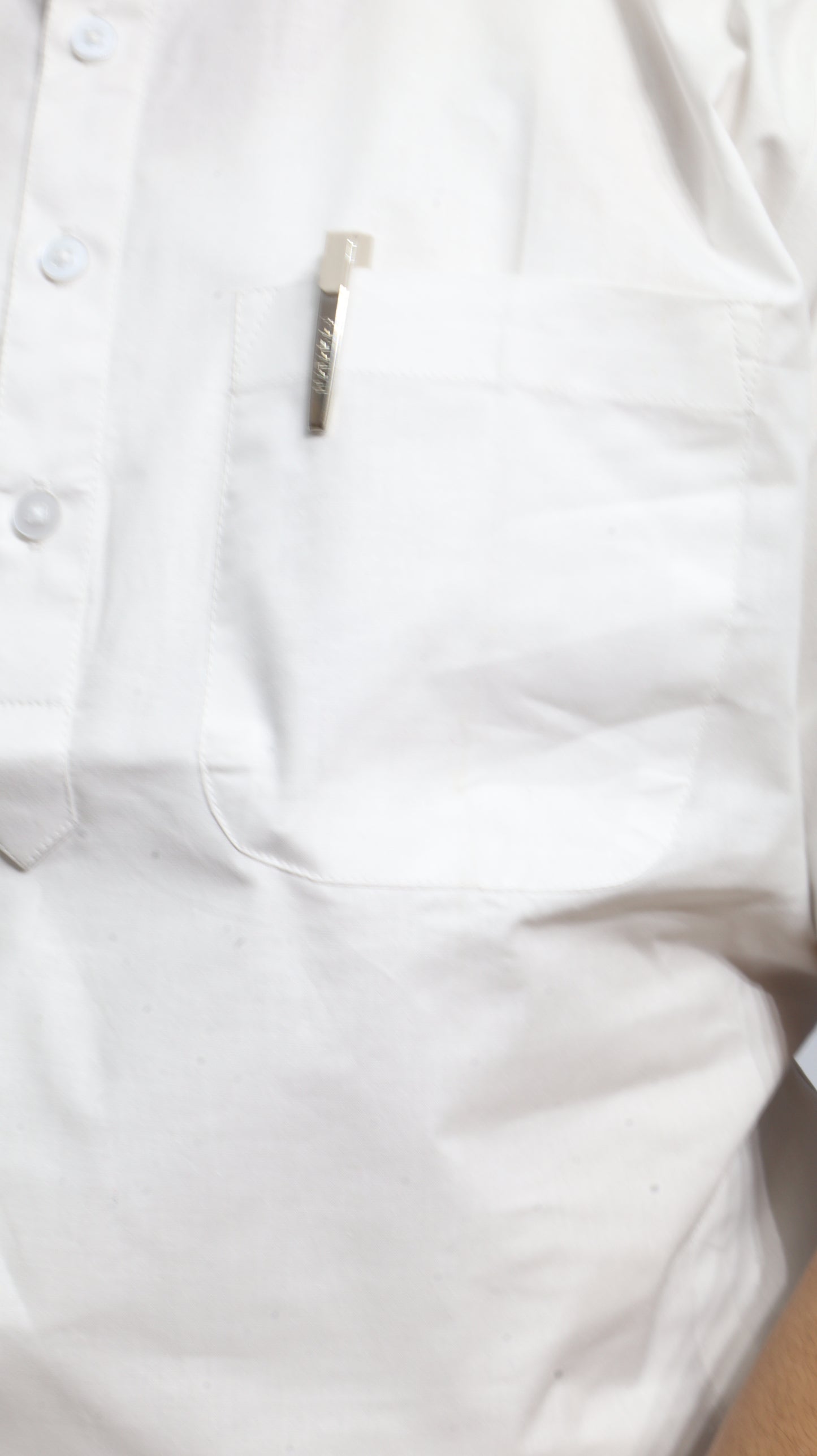 Men’s White Cotton Short Kurta – Classic Mandarin Collar Ethnic Wear