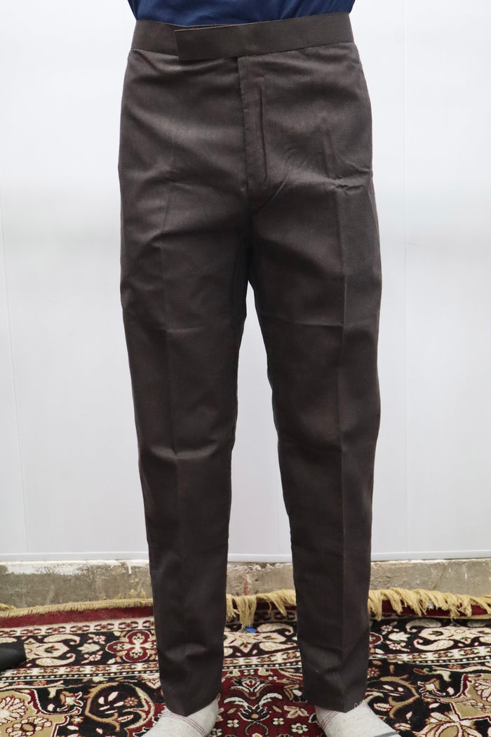 Men’s Black Cotton Pant Style Pajama – Front Belt & Back Elastic Design