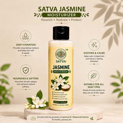 SATVA Jasmine Moisturizer with Deep Moisturizing and Nourishing Benefits