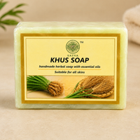 Satva Khus Soap | Handmade Herbal Bath Soap with Khus | 125g