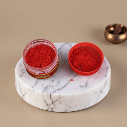 Adhunik Swadeshi Bhandar Kumkum Roli | Pooja Tilak Kumkum | Sacred Ritual Powder|50g