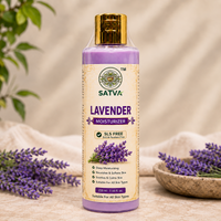SATVA Lavender Moisturizer – SLS Free, Deep Moisturizing & Soothing Skin Care, 210ml