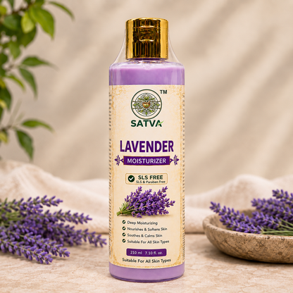 SATVA Lavender Moisturizer 210ml SLS Free