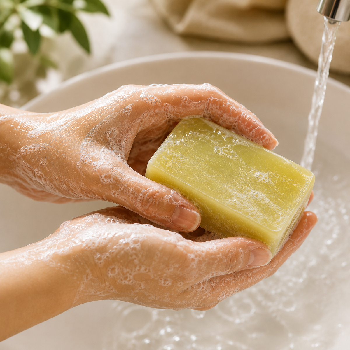 Satva Herbal Lemongrass Bath Soap Natural Skin Care