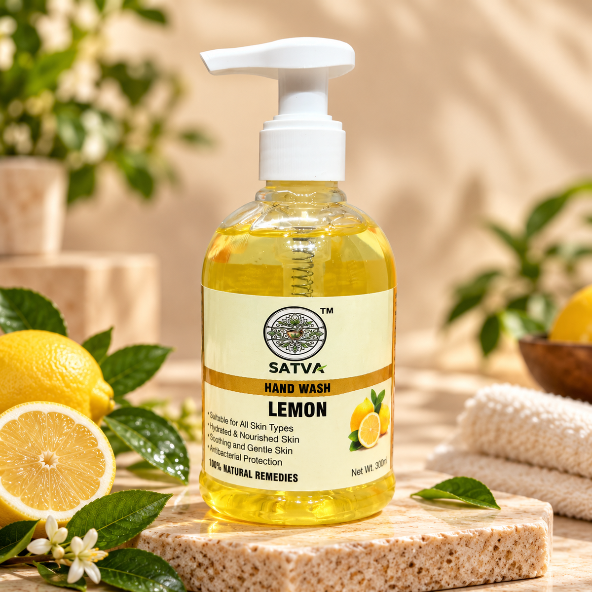 SATVA Lemon Hand Wash 300ml
