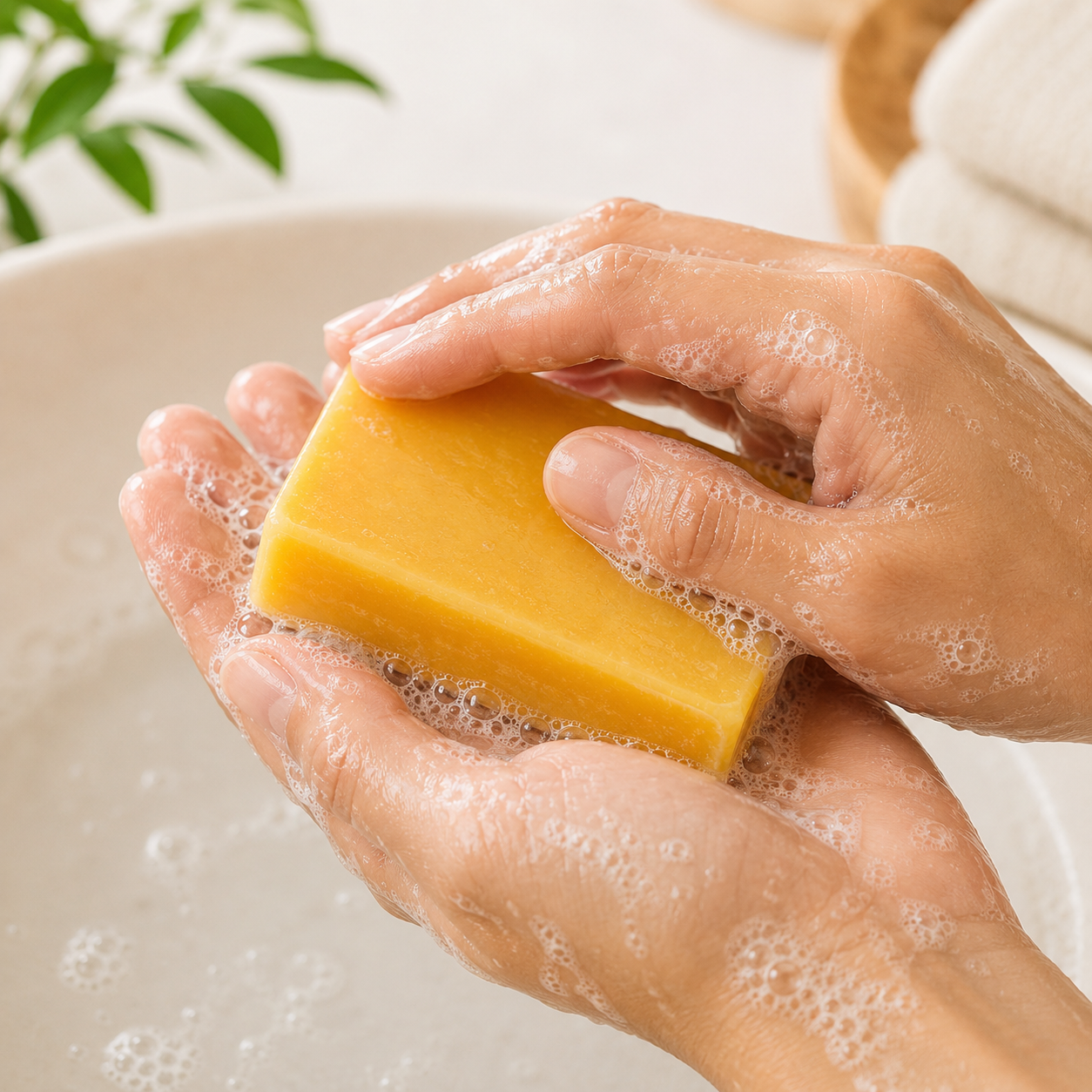 Satva Herbal Lemon Bath Soap Natural Skin Care