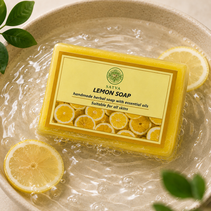 Satva Lemon Soap with Natural Lemon Extract