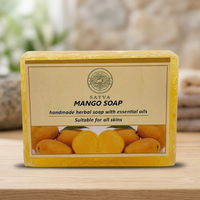 Satva Mango Soap | Handmade Herbal Bath Soap with Mango Extract | 125g