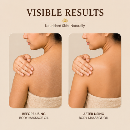 SATVA  Body Massage Oil Visible Results