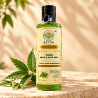 SATVA Khadi Neem & Aloe Vera Hair Cleanser – 210ml
