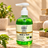 SATVA Neem & Tulsi Hand Wash – Hydrating & Gentle Hand Cleanser, 300ml