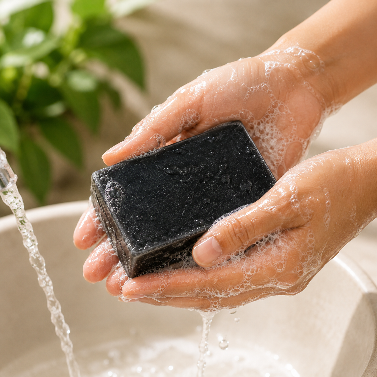 Satva Herbal Neem Charcoal Bath Soap Natural Skin Care