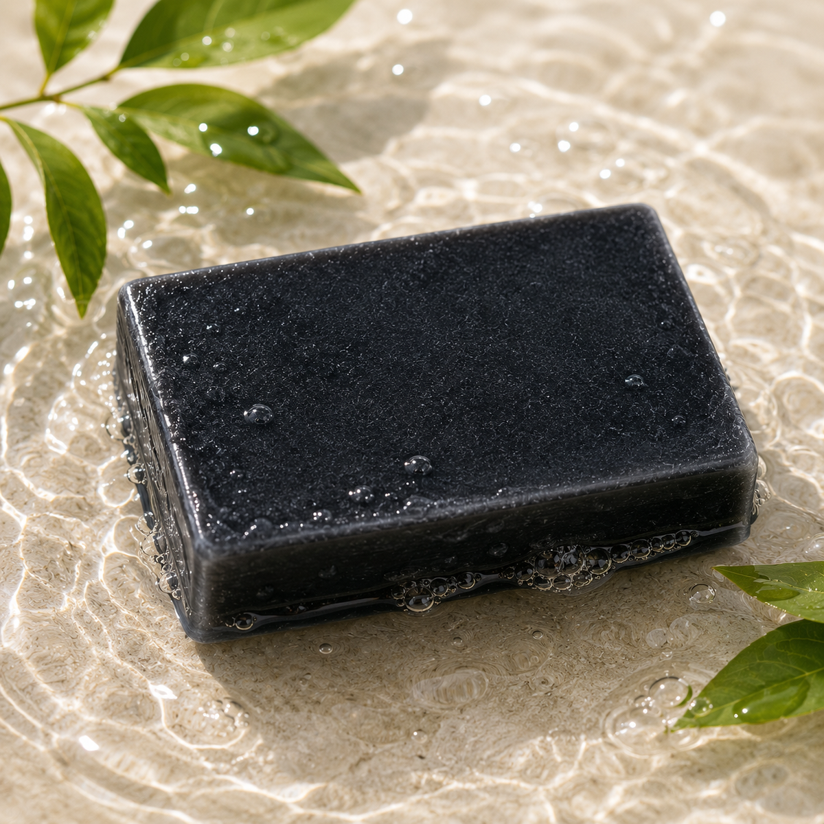 Satva Neem Charcoal Soap with Neem and Activated Charcoal