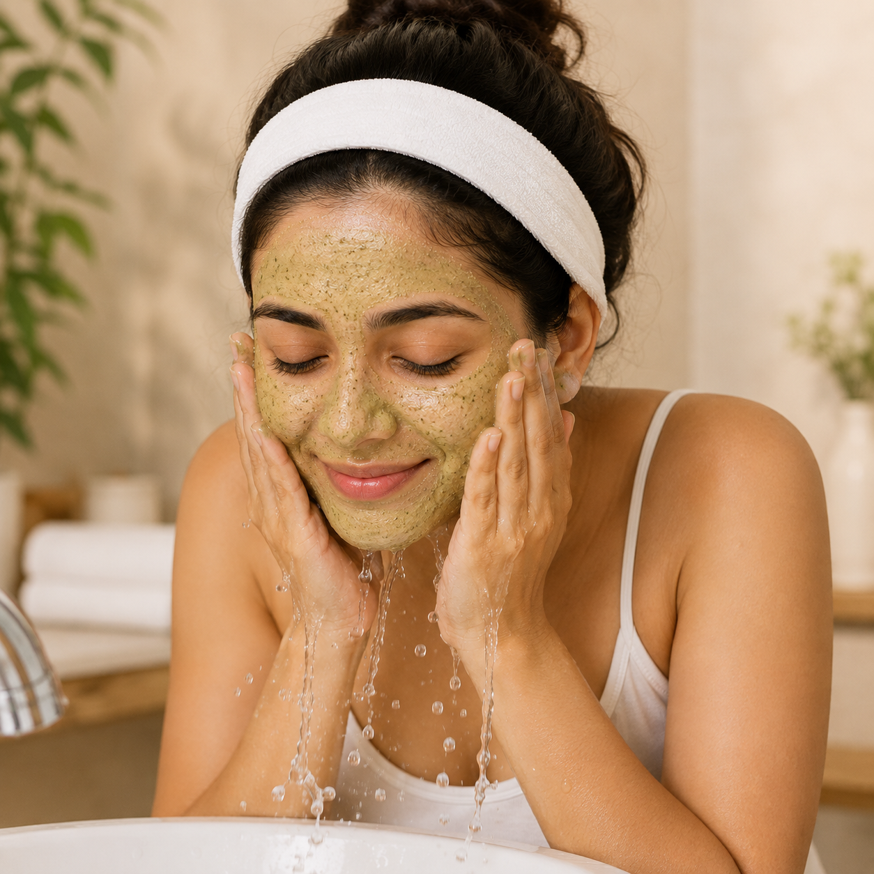 Satva Neem Powder Face Pack for Oily Skin Care