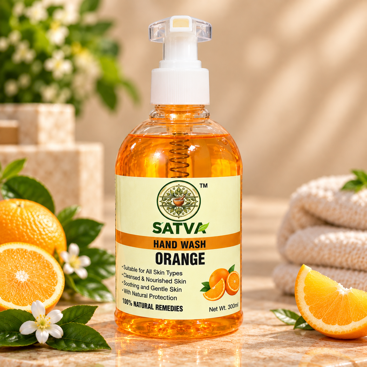 SATVA Orange Hand Wash 300ml