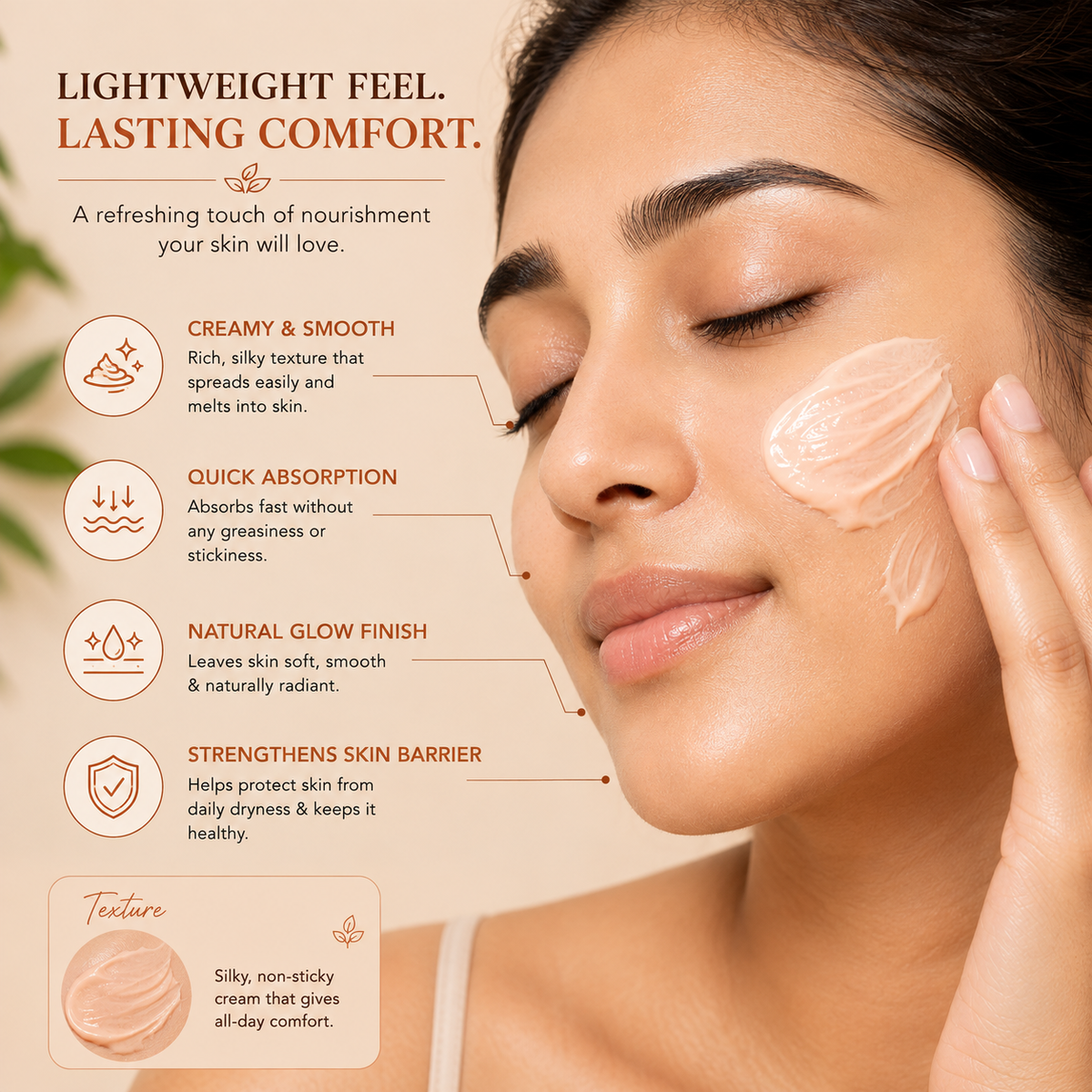 SATVA Peach & Avocado Moisturizer Info