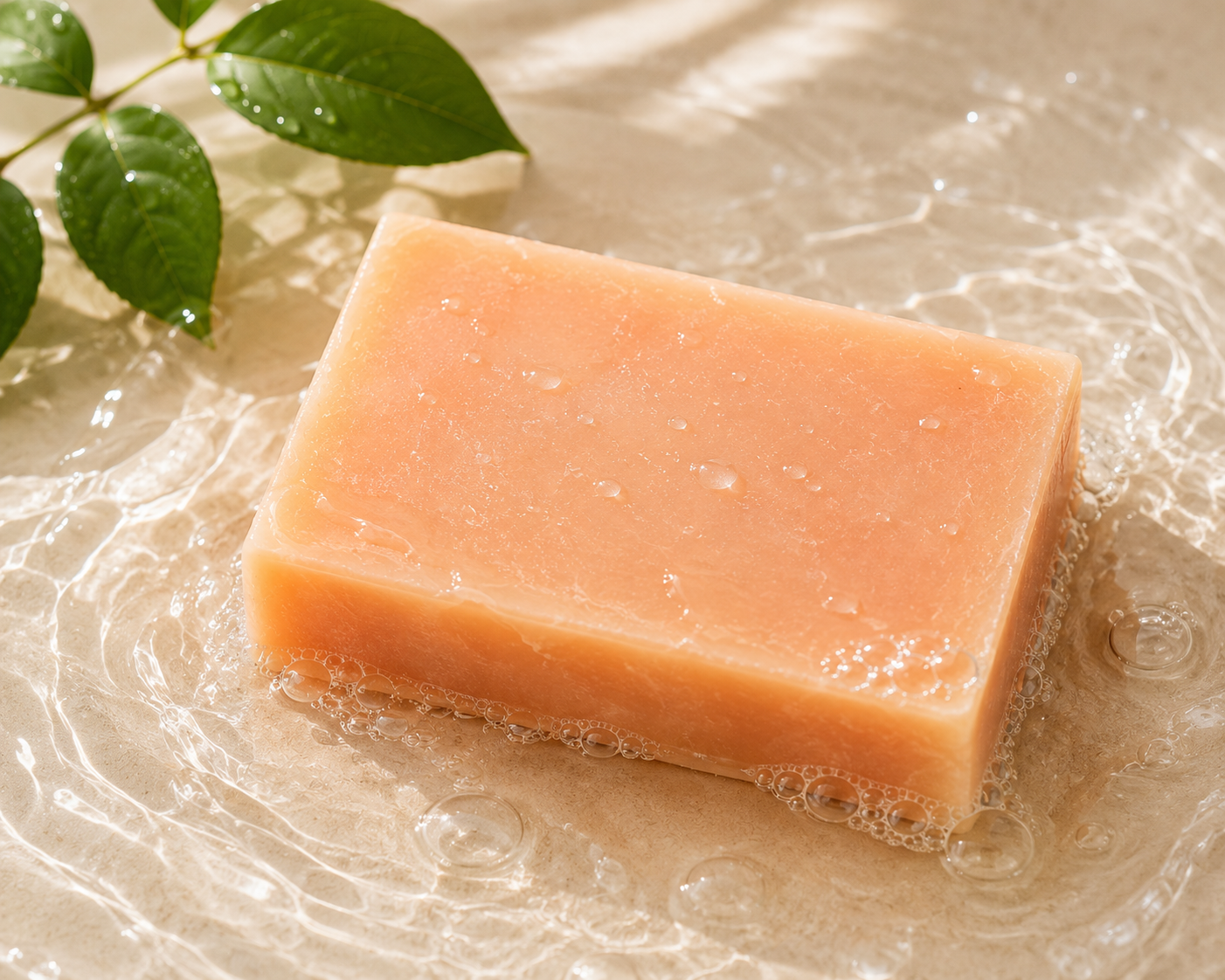 Satva Peach Soap with Natural Peach Extract