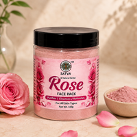 Satva Rose Face Pack | Herbal Rose Face Pack for Soft, Fresh & Glowing-Looking Skin