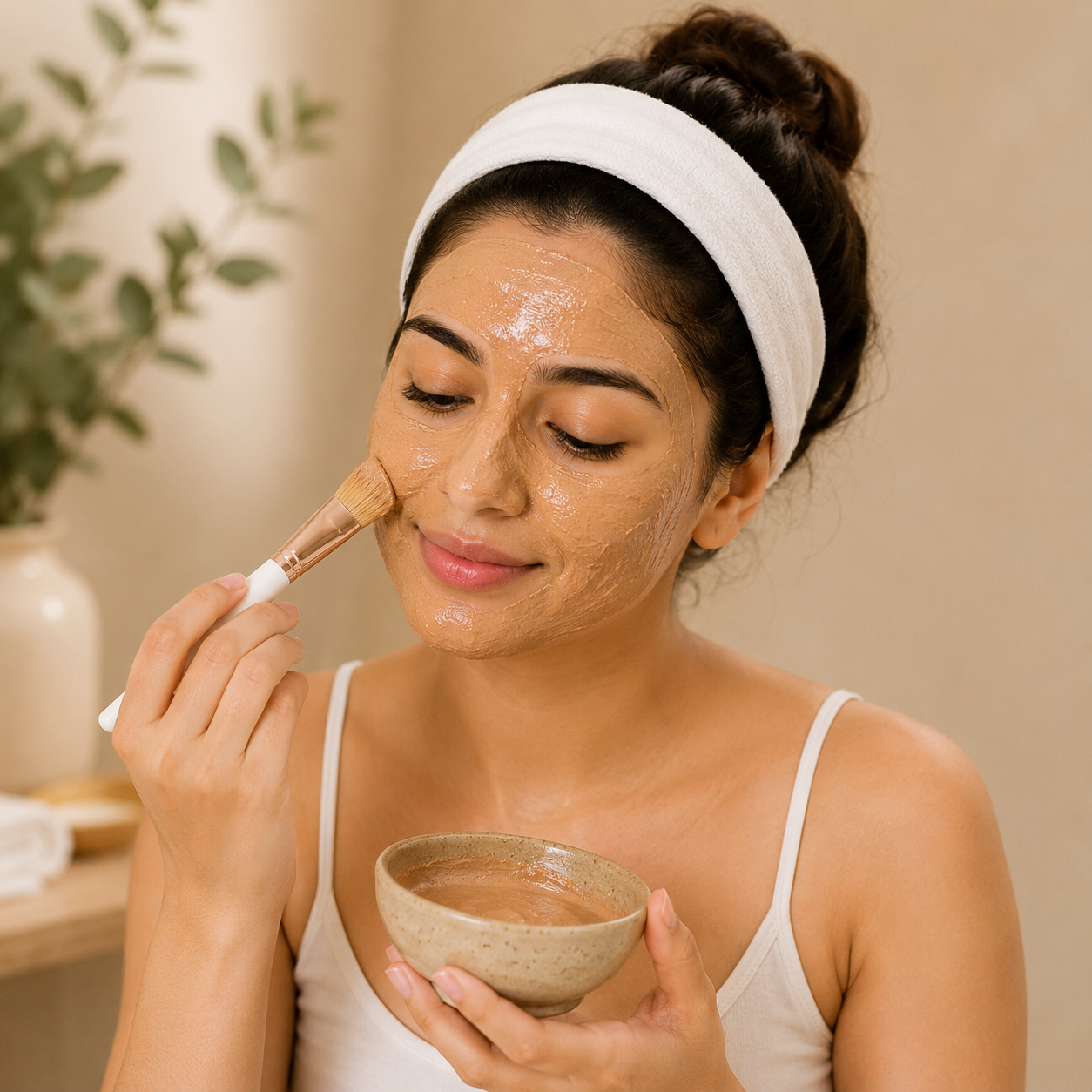 Satva Sandal Face Pack with Natural Sandalwood Ingredients