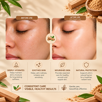 SATVA Sandalwood Moisturizer for Soft and Soothed Skin
