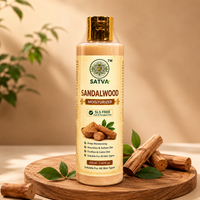 SATVA Sandalwood Moisturizer – SLS Free, Deep Moisturizing & Soothing Skin Care, 210ml