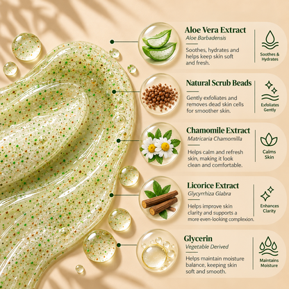 Aloe Vera Scrub Face Wash Ingredients
