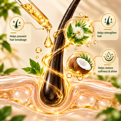 SATVA Hair Oil Application and Hair Nourishment