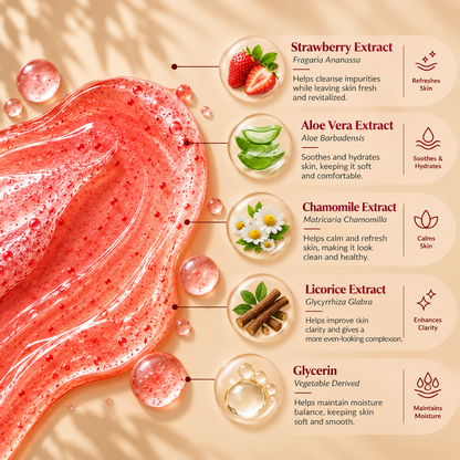 SATVA Strawberry Face Wash Ingredients