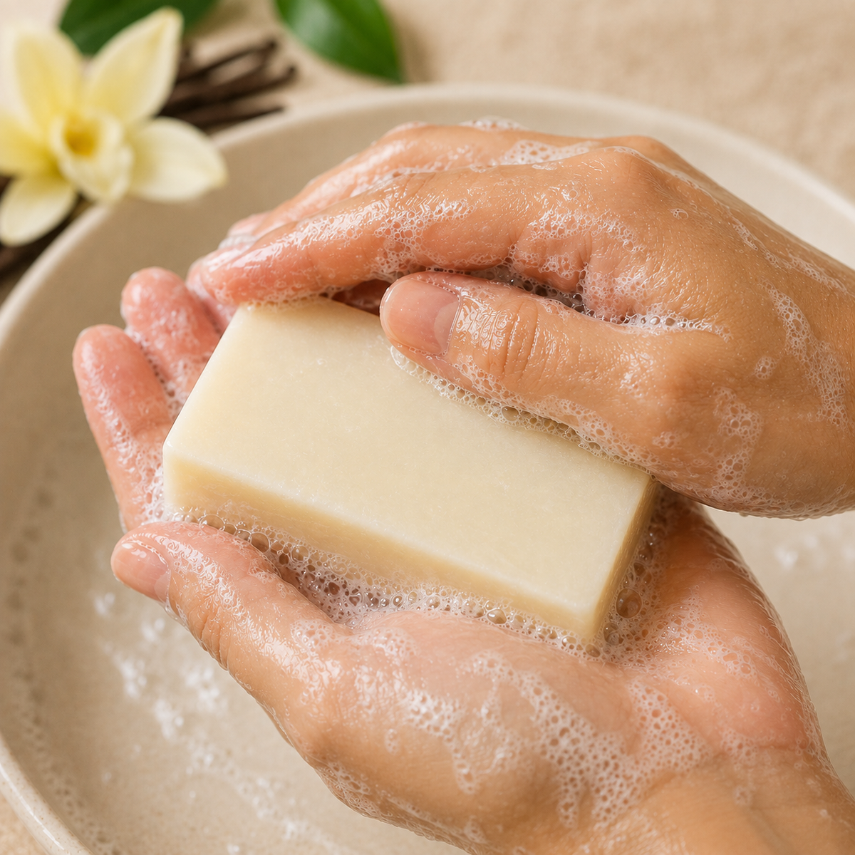 Satva Vanilla Bath Soap Natural Body Care