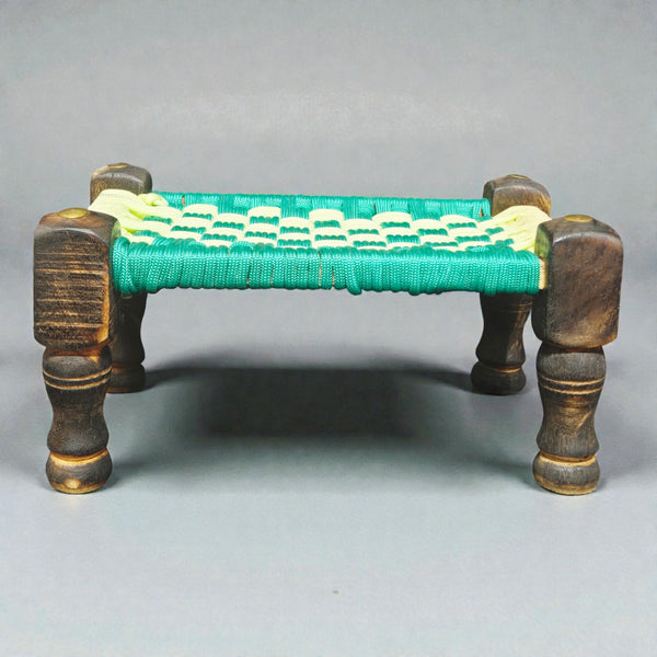 Handcrafted Laddu Gopal Charpai – Mini Traditional Khat for Bal Gopal Ji