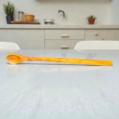 Wooden Hawan Spoon – Traditional Long Handle Pooja & Havan Samagri Spoon