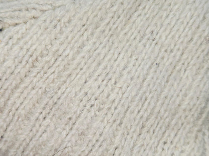 Premium Off-White Woolen Beret Cap for Men & Women – Soft Knitted Winter Hat for Elegant Cold Weather Style