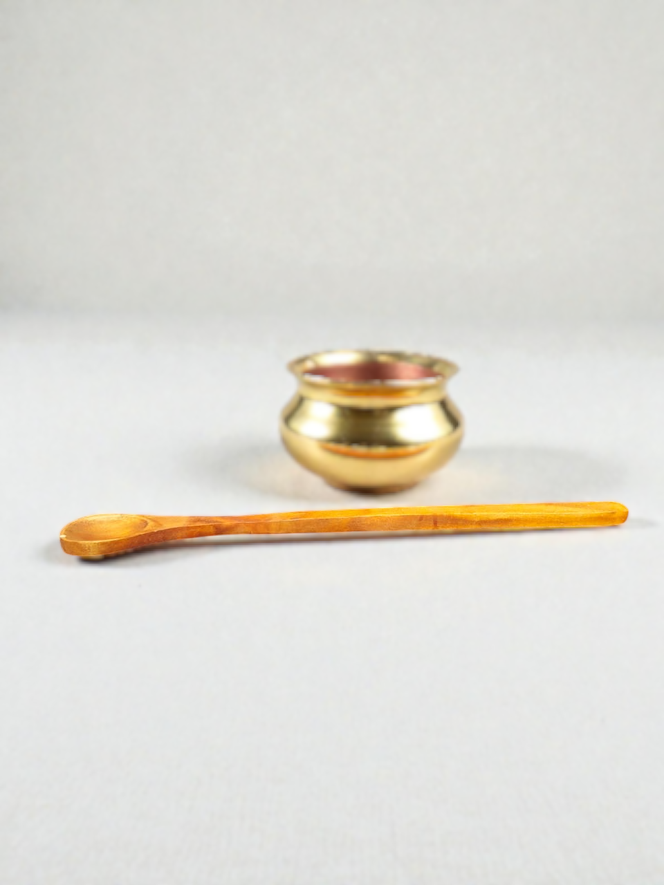 Wooden Hawan Spoon – Traditional Long Handle Pooja & Havan Samagri Spoon