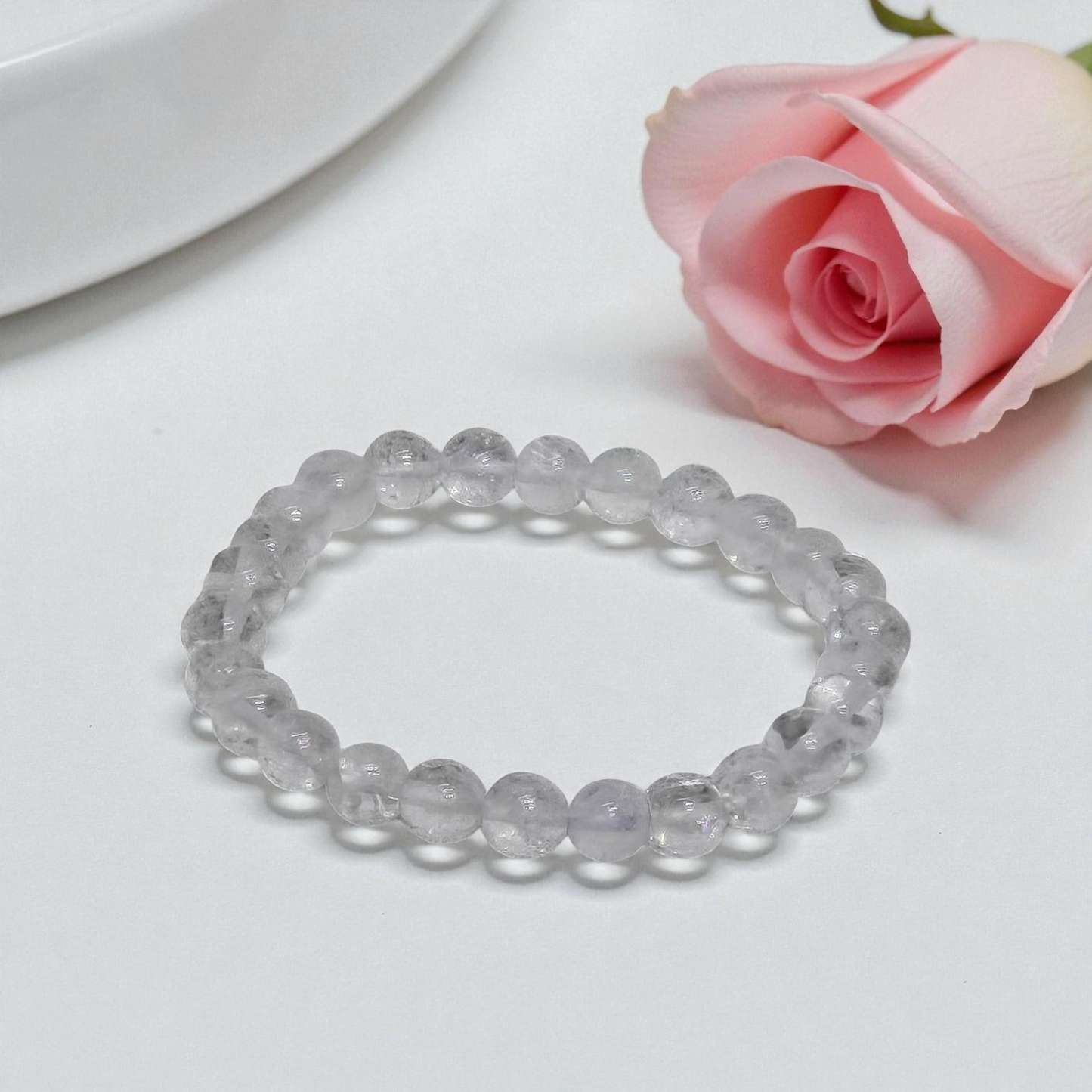 Stiff Clear Crystal Bracelet for Minimal Style & Everyday Wear