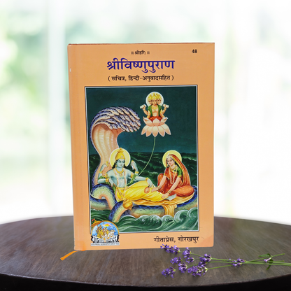 Gita Press Shree Vishnu Puran Book (Code 48) – Illustrated Hindi Edition with Full Translation