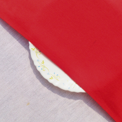 Classic Deep Red Woolen Fabric – Warm, Soft & Timeless Winter Essential