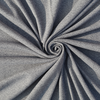 Premium Grey Woolen Tweed Fabric – Classic Herringbone Texture | Width 58 Inches